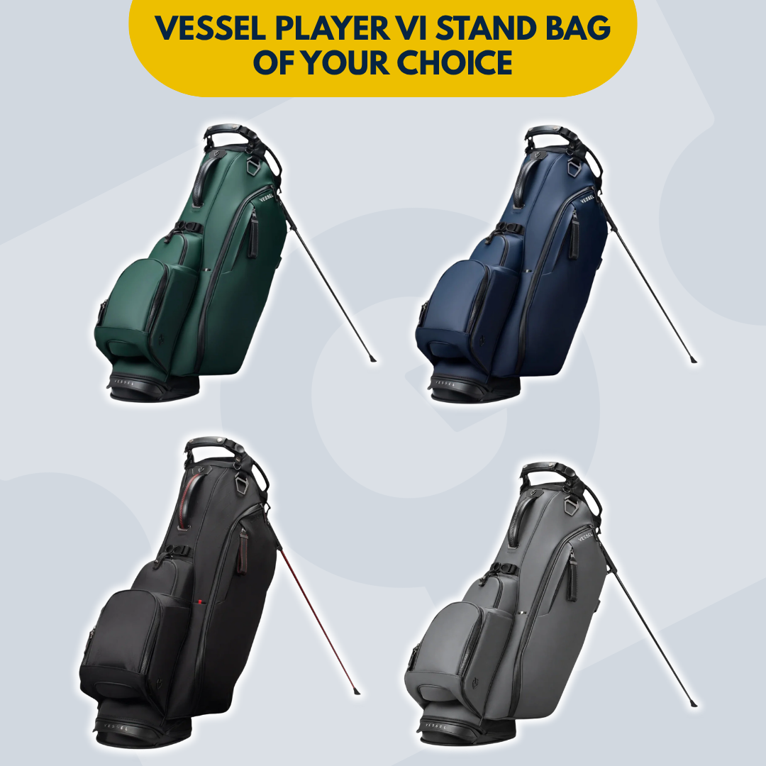 WIN A NEW 2026 VESSEL PLAYER VI STAND BAG IN A COLOUR OF YOUR CHOICE #2 (WORTH UP TO £499)