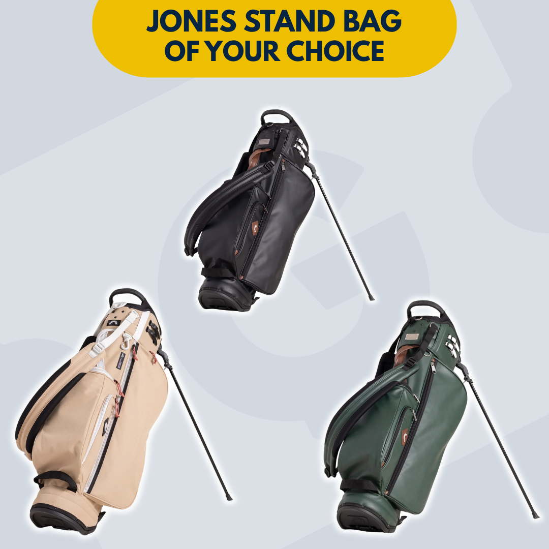 WIN A NEW JONES STAND BAG OF YOUR CHOICE #1 (WORTH UP TO £325)